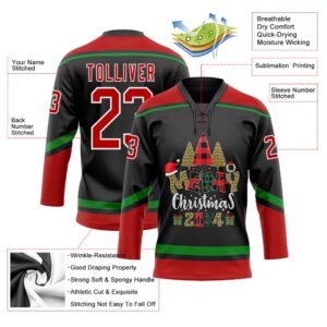 Custom Black Red Grass Green Funny Christmas 3D Hockey Lace Neck Jersey New Hockey Jersey Personali Sport Team Jersey Shirt 3 mucebs.jpg