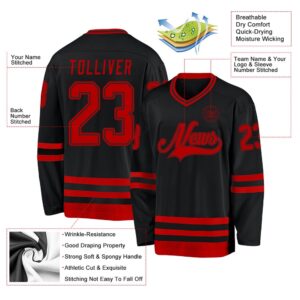 Custom Black Red Hockey Jersey New Hockey Jersey Personali Sport Team Jersey Shirt 3 dxmxnf.jpg