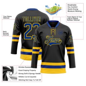Custom Black Royal Yellow Hockey Lace Neck Jersey New Hockey Jersey Personali Sport Team Jersey Shirt 3 uxtgyr.jpg