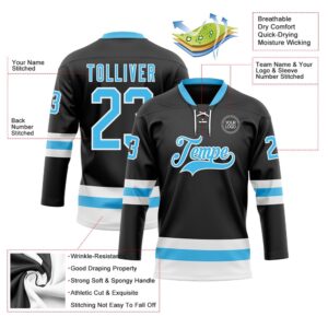 Custom Black Sky Blue White Hockey Lace Neck Jersey New Hockey Jersey Personali Sport Team Jersey Shirt 3 xihavz.jpg