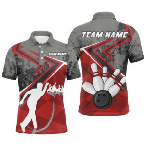 Custom Bowling Polo Shirt For Men Bowling…