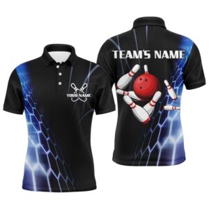 Custom Bowling Polo Shirts For Men Vintage…