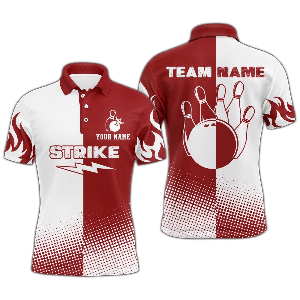 Custom Bowling Shirt For Men Bowling Polo Shirt Bowling Team League Polo Shirt, Personalized Bowling Team Shirt Custom Bowling Shirt For Men Bowling Polo Shirt Bowling Team League Polo Shirt, Personalized Bowling Team Shirt