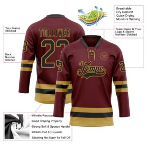Custom Burgundy Black Old Gold Hockey Lace Neck Jersey New Hockey Jersey Personali Sport Team Jersey Shirt 3 udbhhv.jpg
