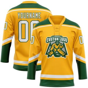 Custom Gold White Green Hockey Lace Neck Jersey New Hockey Jersey Personali Sport Team Jersey Shirt 2 ykjx3i.jpg