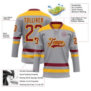 Custom Gray Crimson Gold Hockey Lace Neck Jersey New Hockey Jersey Personali Sport Team Jersey Shirt 3 gpgckl.jpg