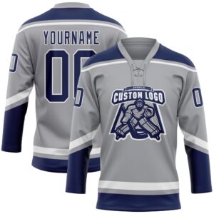 Custom Gray Navy White Hockey Lace Neck Jersey New Hockey Jersey Personali Sport Team Jersey Shirt 2 xos08c.jpg