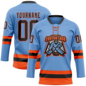 Custom Light Blue Black Orange Hockey Lace Neck Jersey New Hockey Jersey Personali Sport Team Jersey Shirt 2 zidwuf.jpg