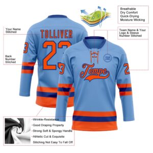 Custom Light Blue Orange Royal Hockey Lace Neck Jersey New Hockey Jersey Personali Sport Team Jersey Shirt 3 x2yapd.jpg