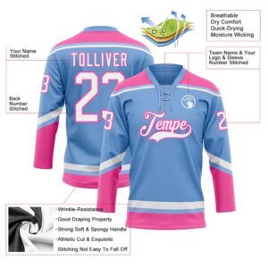 Custom Light Blue White Pink Hockey Lace Neck Jersey New Hockey Jersey Personali Sport Team Jersey Shirt 3 dz1ah8.jpg