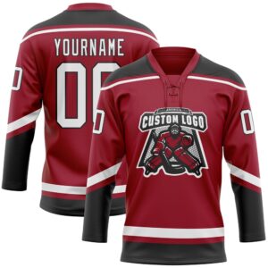 Custom Maroon White Black Hockey Lace Neck Jersey New Hockey Jersey Personali Sport Team Jersey Shirt 2 g17hbc.jpg