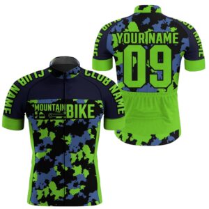 Custom Mens Cycling Jersey With 3 Pockets Green Camo Anti Uv Motocross Road Mountain Bike Gear Custom Mono Cycling Jersey 2 ky96dh.jpg