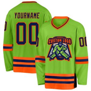 Custom Neon Green Navy Orange Hockey Jersey New Hockey Jersey Personali Sport Team Jersey Shirt 2 afyld6.jpg