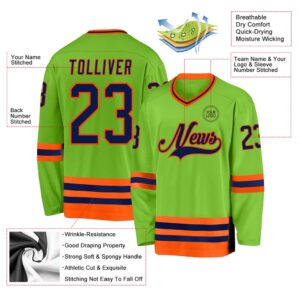 Custom Neon Green Navy Orange Hockey Jersey New Hockey Jersey Personali Sport Team Jersey Shirt 3 iteido.jpg