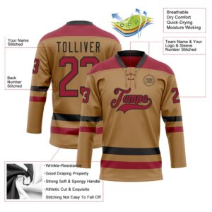 Custom Old Gold Cardinal Black Hockey Lace Neck Jersey New Hockey Jersey Personali Sport Team Jersey Shirt 3 fkwbfn.jpg