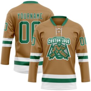 Custom Old Gold Kelly Green White Hockey Lace Neck Jersey New Hockey Jersey Personali Sport Team Jersey Shirt 2 ro3xfx.jpg