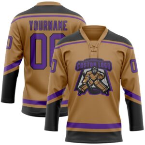 Custom Old Gold Purple Black Hockey Lace Neck Jersey New Hockey Jersey Personali Sport Team Jersey Shirt 2 aomhkf.jpg
