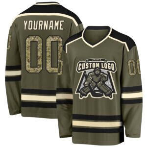 Custom Olive Camo Black Cream Salute To…