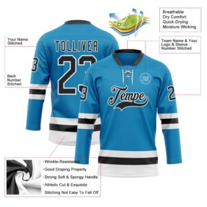 Custom Panther Blue Black White Hockey Lace Neck Jersey New Hockey Jersey Personali Sport Team Jersey Shirt 3 lwvizc.jpg