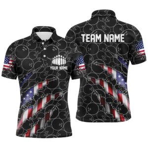 Custom Patriotic Bowling Shirts For Men, American…