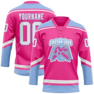 Custom Pink White Light Blue Hockey Lace Neck Jersey New Hockey Jersey Personali Sport Team Jersey Shirt 2 eybngi.jpg