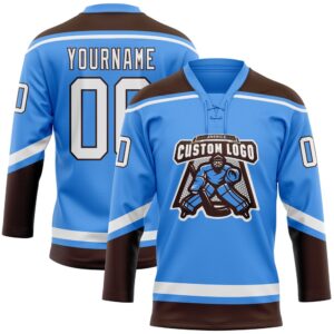 Custom Powder Blue White Brown Hockey Lace Neck Jersey New Hockey Jersey Personali Sport Team Jersey Shirt 2 mh8jt7.jpg