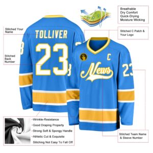 Custom Powder Blue White Gold Hockey Jersey New Hockey Jersey Personali Sport Team Jersey Shirt 2 fps05d.jpg