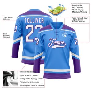 Custom Powder Blue White Purple Hockey Lace Neck Jersey New Hockey Jersey Personali Sport Team Jersey Shirt 3 zypreu.jpg