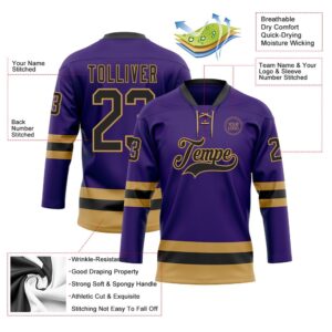 Custom Purple Black Old Gold Hockey Lace Neck Jersey New Hockey Jersey Personali Sport Team Jersey Shirt 3 jxktjr.jpg
