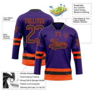 Custom Purple Black Orange Hockey Lace Neck Jersey New Hockey Jersey Personali Sport Team Jersey Shirt 3 s0ymmk.jpg