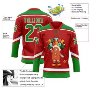 Custom Red Grass Green White Funny Christmas 3D Hockey Lace Neck Jersey New Hockey Jersey Personali Sport Team Jersey Shirt 3 zztib8.jpg