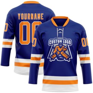 Custom Royal Bay Orange White Hockey Lace Neck Jersey New Hockey Jersey Personali Sport Team Jersey Shirt 2 pmifwv.jpg