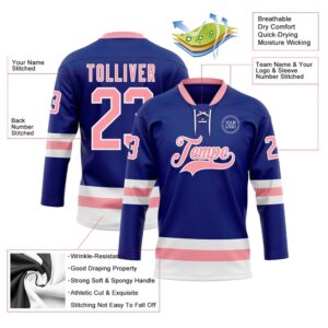 Custom Royal Medium Pink White Hockey Lace Neck Jersey New Hockey Jersey Personali Sport Team Jersey Shirt 3 xsvvyy.jpg