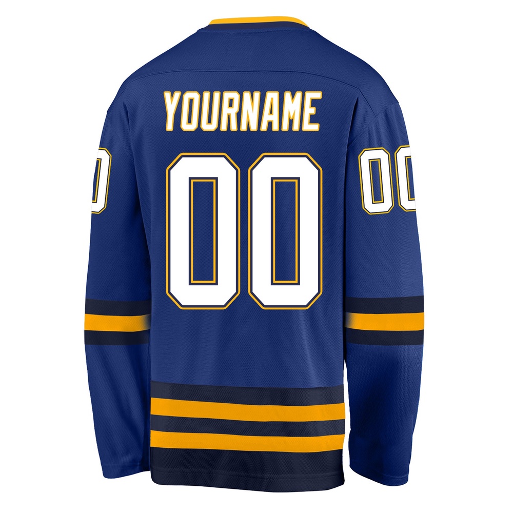 Custom Royal White Navy Hockey Jersey, New Hockey Jersey, Personali Sport Team Jersey Shirt