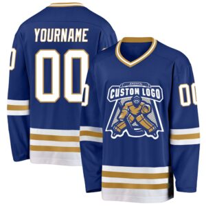 Custom Royal White Old Gold Hockey Jersey New Hockey Jersey Personali Sport Team Jersey Shirt 2 vzjjxc.jpg