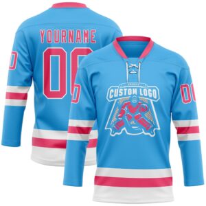 Custom Sky Blue Neon Pink White Hockey Lace Neck Jersey New Hockey Jersey Personali Sport Team Jersey Shirt 2 lxlcme.jpg