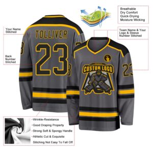 Custom Steel Gray Black Gold Hockey Jersey New Hockey Jersey Personali Sport Team Jersey Shirt 3 amqyzv.jpg