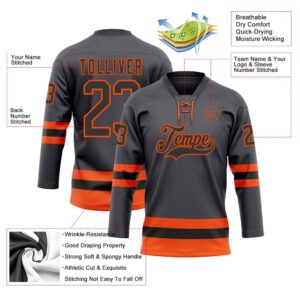 Custom Steel Gray Black Orange Hockey Lace Neck Jersey New Hockey Jersey Personali Sport Team Jersey Shirt 3 mgzkwt.jpg