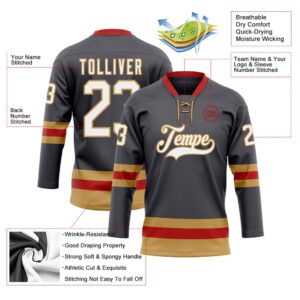 Custom Steel Gray Old Gold Red Hockey Lace Neck Jersey New Hockey Jersey Personali Sport Team Jersey Shirt 3 jygkyy.jpg