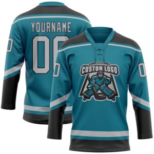Custom Teal Gray Black Hockey Lace Neck Jersey New Hockey Jersey Personali Sport Team Jersey Shirt 2 axzn1d.jpg