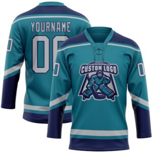 Custom Teal Gray Navy Hockey Lace Neck Jersey New Hockey Jersey Personali Sport Team Jersey Shirt 2 dpfq1z.jpg
