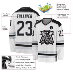Custom White Black Gray Hockey Jersey New Hockey Jersey Personali Sport Team Jersey Shirt 3 lamep4.jpg
