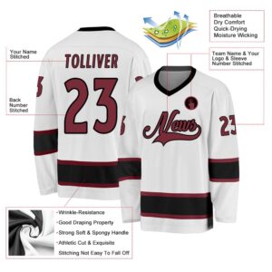 Custom White Burgundy Black Hockey Jersey New Hockey Jersey Personali Sport Team Jersey Shirt 2 cvyfb5.jpg