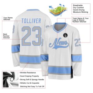 Custom White Gray Light Blue Hockey Jersey New Hockey Jersey Personali Sport Team Jersey Shirt 2 uowil2.jpg