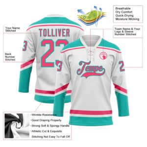 Custom White Neon Pink Aqua Hockey Lace Neck Jersey New Hockey Jersey Personali Sport Team Jersey Shirt 3 m3uzfn.jpg
