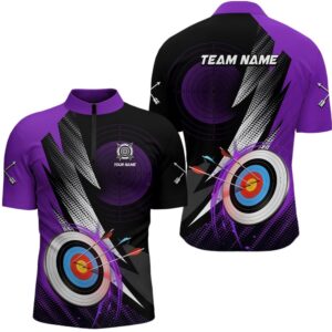 Customized Archery Target Purple Jersey Men Jersey…