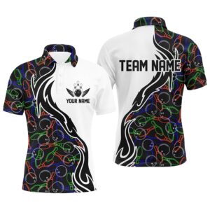 Customized Name Bowling Team Shirts For Men…