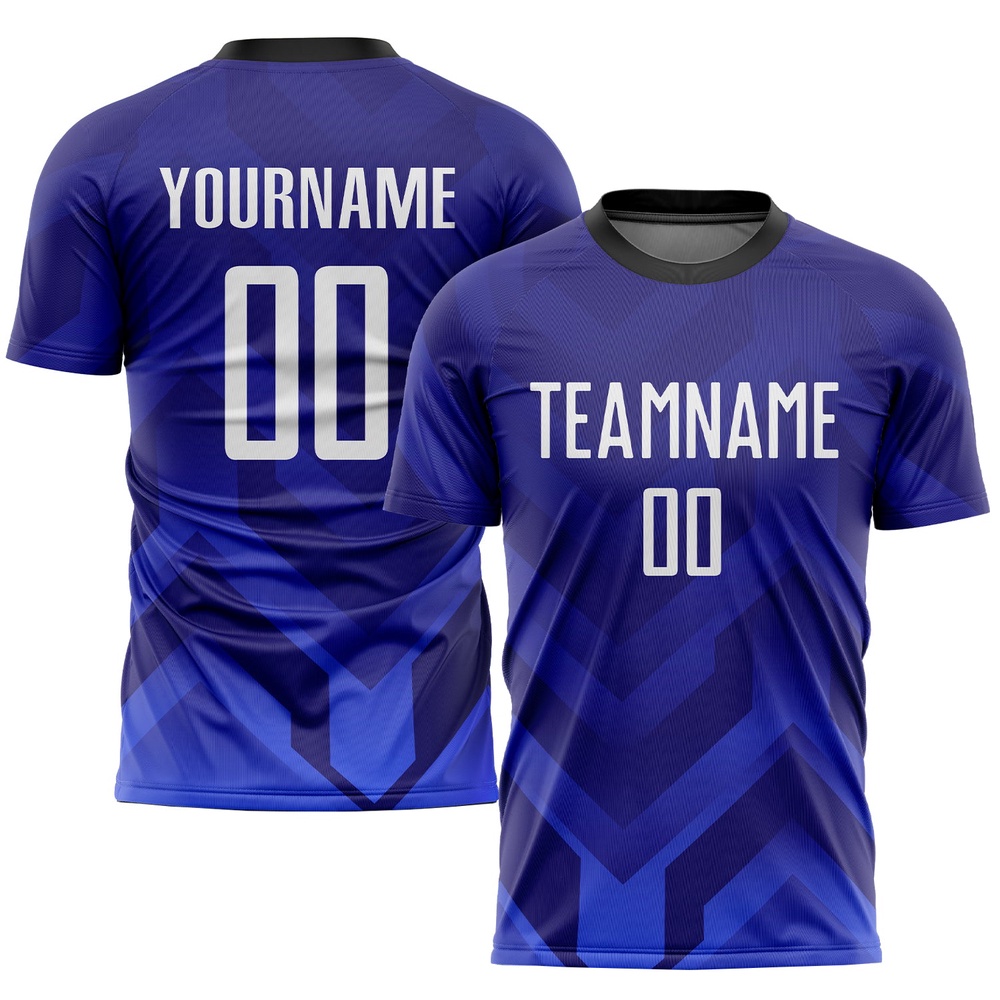 Dark Purple White Royal Navy Sublimation Soccer Uniform Jersey, Custom Team Soccer Jersey Shirt Dark Purple White Royal Navy Sublimation Soccer Uniform Jersey, Custom Team Soccer Jersey Shirt
