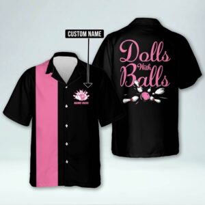 Doll With Balls Hawaiian Shirts Women, Custom…