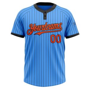 Electric Blue Black Pinstripe Orange Two Button Unisex Softball Jersey Custom Team Softball Jersey 2 gju86z.jpg